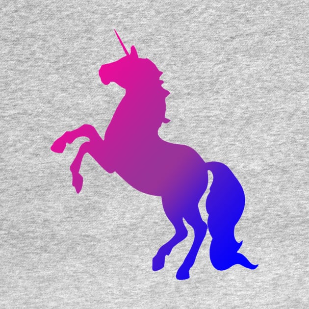 Bisexual Pride Unicorn by QueenAvocado